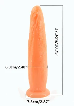 FAAK Augu Anālais Dildo piesūcekni Ķīnas Kāposti Dizaina Liels Anālais Plug Unisex Seksa Produkti Raupja Virsma Garš Dildo Butt Plug
