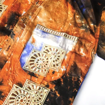 MD 2020. gadam Dashiki Vīriešu Krekli bez biksēm Āfrikas Druka Izšūšana Topi Bazin Riche Modes Krekls Hipiju Vīriešu Apģērbu Attire KC43
