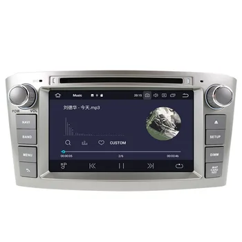 Android 10.0 CD / DVD Atskaņotāju Toyota Avensis 2002-2008 GPS Navigācijas Multimediju Headunit Ekrāns Ar Carplay 4 DSP+64G