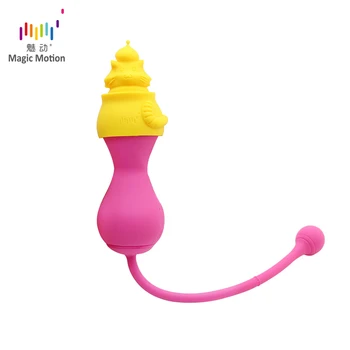 Klitora Vibrators piederumu Magic Motion seksa rotaļlietu Sievietei Vagīnas stimulators Elizabath Kaķis Vibrējošais Bumbu Klp Flamingo Kegel