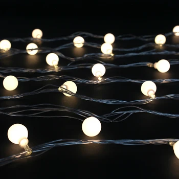 Bezmaksas piegāde AC220V 8W 10M 50 LED Bumbu string lampas Krāsaina rgb Ziemassvētku eglītes gaismas Svētki Kāzu Puse, Dārza Dekorēšanai