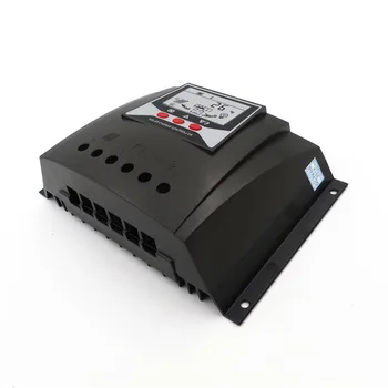 60A PWM Saules Lādētājs kontrolieris Lādētāju Regulatoru 60AMPS 12V 24V Auto Apgaismojums LiFePO4 litija Akumulators 3.2 3.7 V V