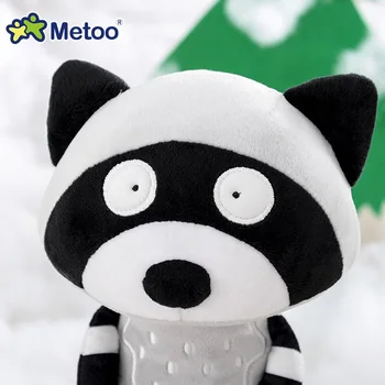 35cm Metoo Cute karikatūra mīkstās plīša rotaļlietas lelle, lapsa, jenots, koala lelles bērniem, meitenes Dzimšanas diena, Ziemassvētku dāvana bērnam
