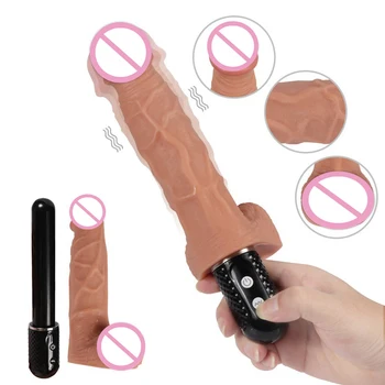 Reāli Lielo Dildo Vibratoru Liels Mākslīgais Penis, Penis Ar Rokturi Magic Wand Massager Sexy rotaļlietas Sievietēm G Spot Masturbator