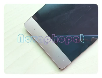 Novaphopat Pārbaudīta Melns/Balts/Zelta LCD Ekrāns Highscreen Jauda LEDUS Evo LCD Displejs, Touch Screen Digitizer Sensora Montāža