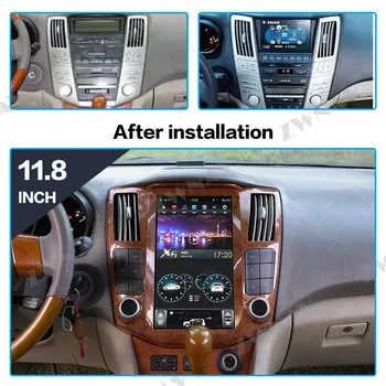Tesla Stila ekrāna Android 9.0 Auto multimedia player, uz Lexus RX RX300 RX330 RX350 RX400H auto Radio stereo GPS BT galvas vienības