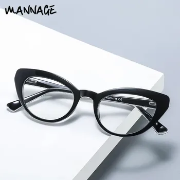 Caurspīdīgs Kaķu Acu Brilles Rāmis Sievietēm, Vīriešiem Optisko Glasse Rāmis Zilā Gaisma Pretbloķēšanas Datoru Brilles