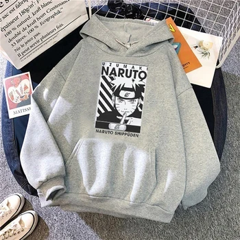 Harajuku Fashion Japāna Naruto, Naruto Itachi Leģenda Nekad Die Drukāt Pelēkā Vārna Unisex Kapuci Sporta Krekls Džemperi, Topi Plus Lieluma