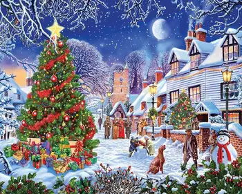 Rokdarbi 5d Diy Dimanta Glezna Krustdūrienā Ziemassvētku Santa Claus Dimanta Izšuvumi Pilnu Kvadrātveida Dimanta Mozaīkas mākslas