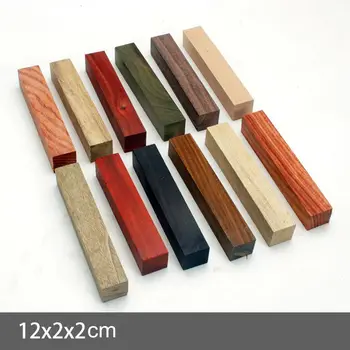 120*20*20mm koka pildspalvu sagataves roktura materiāls kokapstrādes DIY koka rokturi daļas, Instrumentu detaļas