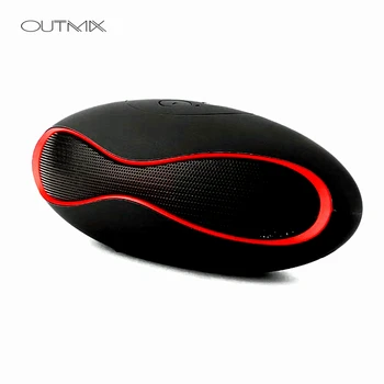 OUTMIX Mini Bluetooth Skaļrunis Portatīvo Bezvadu Skaļruņu Skaņas Sistēma 3D Stereo Surround Mūzikas TF USB Super Bass, telefona, pc