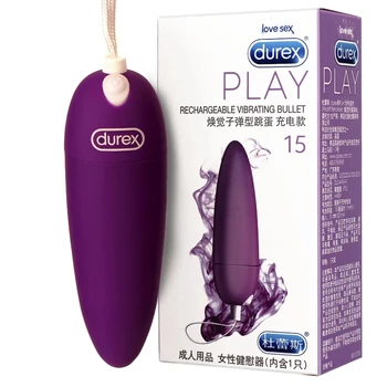 Durex Play 15 Vibrators Pieaugušo Jaudīga USB Atkārtotas Uzlādes Eksotiski Rotaļlietas Sievietēm, UZLĀDĒJAMS VIBRĒJOŠAIS BUTTET