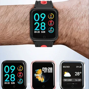 Sporta IP68 Smart Skatīties P68 fitnesa rokassprādze darbības tracker sirds ritma monitors asins spiedienu, ios, Android vai apple iPhone, 7 x