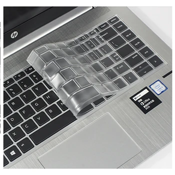 Klēpjdators Tastatūra ādas vāciņu, Silikona HP probook 440 G6 G7 14 collu 2019 2020 mazgājams Ultra Soft-Touch skaidrs, TPU Aizsargs
