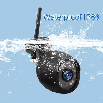 WiFi Āra Ūdensizturīgs Kameras 1080P HD Novērošanas Kameru ONVIF Bezvadu un Vadu Kamera, Ar SD Kartes Slots Max Atbalsta 128G