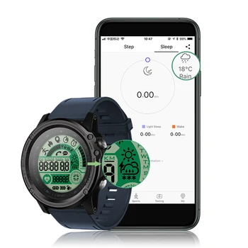 Willgallop S28 Smart Aproce IP68 Ūdensnecaurlaidīga Sirds ritma Noteicējs Kompass Tālvadības Āra sporta IOS un Android