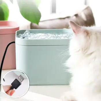 Automātiskā Elektriskā USB Kaķis Dzeramā Ūdens Veselības Aprūpes Strūklaka Suns Pet Dzeramā Bļoda ar Filtru Ūdens Maisītājs