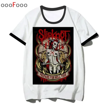 Slipknot T krekls, t-veida Krekli 2019 Karstā T-kreklu apdruka Rock Punk Rock Grupa Punk Gadījuma top Streetwear Tshirt Vasaras hip hop