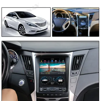 4+128G Tesla Carplay Ekrāna 2012 2013 Hyundai Sonata Android 8 9 Multimediju GPS Audio Radio Stereo