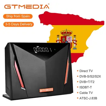 Gtmedia V8 UHD 4k satelīta uztvērēju,WIFI, IPTV, spānija,IPTV Eiropā,Unicable,Unicable, h.265, DVB-S/S2/S2X + T/T2/Kabelis,PK V8 NOVA