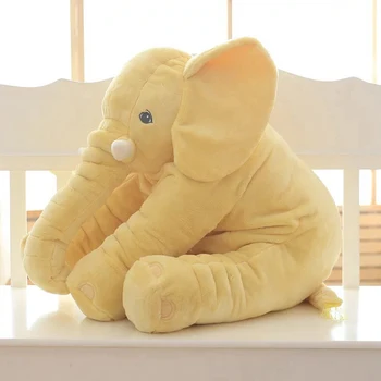 35/50cm Augstums Baby Elephant Plīša Rotaļlietu, Mīksto Dāvanu Bērniem Gulēšanas Spilvenu Pildījumu un Zīdaiņu Rotaļlietas Papildinās Lelle