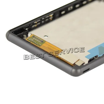Sony Xperia Z3 D6603 D6633 D6653 LCD Displejs, Touch Screen Digitizer ar karkasa Montāžu single / dual sim kartes + instrumenti