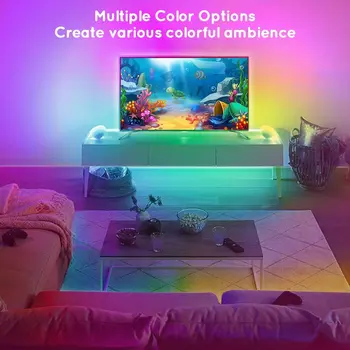 Sapņu krāsa, LED Sloksnes Gaismas Krāsa Mainās Tālvadības pults Sinhronizācija Mūzikas Ūdensizturīgs Dreamcolor 12V 5050 RGB