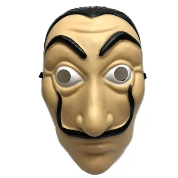 Komēdija Master La Casa De Papel Dali Masku Halloween Masku Cosplay Smieklīgi Anonīms Cosplay Masku Halloween Karnevāls Dali Maska