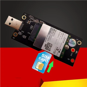 NGFF M. 2 Taustiņu B, lai USB 3.0 Adapteris Converter kartona galda DATORAM Pievienot SIM Kartes Slots 3G/4G/5G Modulis M. 2 USB Stāvvadu Karte