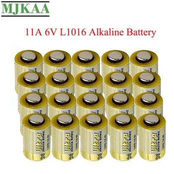 MJKAA 20PCS 11A 6V Primārās sausajām Baterijām L1016 Sārma Baterijas Auto Taustiņu Tālvadības Bateriju