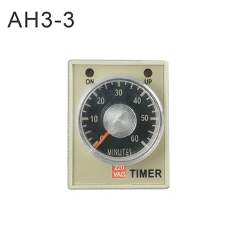 2019 visvairāk ideāls 24-240V ac / dc universāls AH3-3 laika releju, jaunu funkciju taimeris relejs laika iestatīt diapazonā 0.1 S-60m pie kavēšanās taimeris relejs