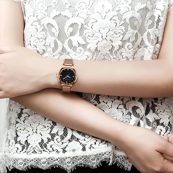 CIVO Modes Luksusa Pulksteņi Sieviešu Blue Sejas Kvarca Skatīties Dāma Acs Watchband Gadījuma Ūdensizturīgs rokas pulksteņi Dāvanu Sieva 2019