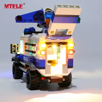 MTELE LED Light Komplekts 60209 Sky Policijas Dimanta Heist