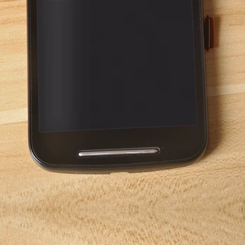 Sinbeda Oriģinālais LCD displejs Priekš Motorola MoTo G2 LCD Displejs G + 1 XT1063 XT1069 XT1068 LCD Ekrānā Pieskarieties Digitizer Montāža Ar Rāmi