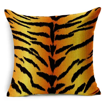 Modes dīvāna Spilvena Vāka Žirafe Leopards, Tīģeris, Leopards, Zebra Dekoratīvās spilvendrānas Housse De Coussin lai Dīvāns spilvendrāna