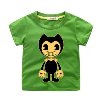 Bērniem Karikatūra Spēli Bendy Drukāt Tees Top Kostīms Zēniem Vasaras Kreklu Apģērbi Meitenēm Apģērbi, Bērnu T-krekli Bērnu T Krekls TX123