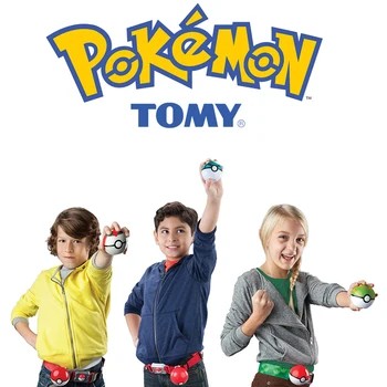 Sākotnējā Takara Tomy Pokemon Rotaļlietas Kule Bumbu ar Maisu un Regulējams Josta Eevee Rīcības Attēls Kabatas Briesmonis Elf Bērniem Dāvanu