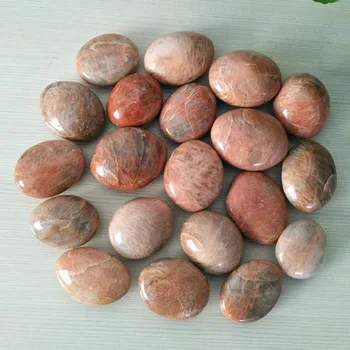 1kg/daudz Dabīgā akmens apelsīnu mēnessakmens palmstone palmu, palmu meditācija, čakru, akmens un dziedināšanas kristālu vairumtirdzniecība