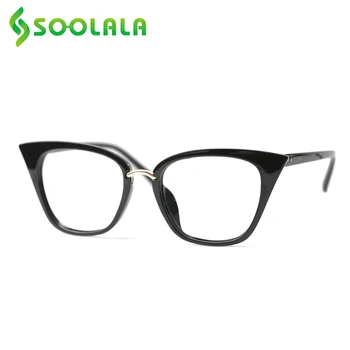 SOOLALA Lielajam Tauriņš Cat Eye Lasīšanas Brilles Sieviešu Rāmi Tālredzīgs Presbyopic Brilles lasīšanai 0.5 1.0 1.5 2.0 līdz 4.0