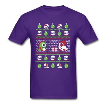 Burbulis Nieciņš T-krekls Vīriešiem Ziemassvētku T Kreklu, Kokvilnas T Džemperis Modelis, Topi, t-veida, Spēles Apģērbs ir 80. gadu Ziemassvētku Dāvanu