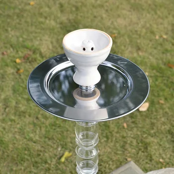 54CM Ūdenspīpes Pudeli Akrila Ūdenspīpe Ūdenspīpe Komplekts ar LED Gaismas, Ūdens Smēķēšana Caurule ar Cermica Bļoda Metāla Filtrs Standziņas Narguile