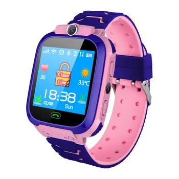 Smart Skatīties Bērniem Sporta GPS Smart Clock Android Bērniem SOS Zvanu Smart Skatīties HD Kamera, Sazinieties Skatīties Rozā