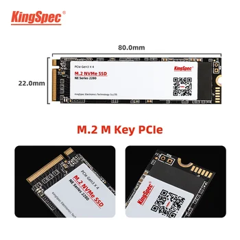 KingSpec M. 2 SSD NVMe PCIe 2280 SSD disks 1 TB 2 TB 512 GB 128GB 256 GB ssd m2 ssd NVMe Iekšējā hdd Klēpjdators, desktop PC