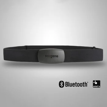 Fitnesa Sirds ritma Monitors Dual Režīmā ANT+ & Bluetooth Riteņbraukšana Darbojas Sirds ritma Sensoru Ar Regulējamu Krūšu Siksnu