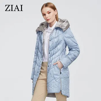 ZIAI 2020. gadam sieviešu parka ziemas silta sieviešu jaka kabatas Graciozs līnijām perfektu kvalitāti, rūpnīcas kvalitātes instock ZM-5810