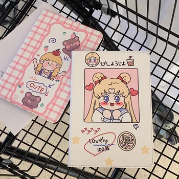 Anime Gudrs Burvju Meitene Sailor Moon Mīksto Tablete Protective Case For iPad Gaisā 1 2 3 Mini 4 5 Pro 2017 2018 2019 2020 Vāciņu