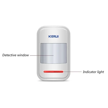 KERUI 1080P HD IP Kameras Home Security Iekštelpu Bezvadu Wifi Uzraudzības Nakts Redzamības Infrasarkanais Sensors, Durvju Magnētiskā Indukcija