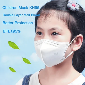 10-100 PcsFFP2 Bērnu Maska KN95 Maska Bērniem Sejas Maskas mascarillas masque maske Aizsardzība 5 Slāņu Filtrs 3-12 Gadus Vecs Bērns