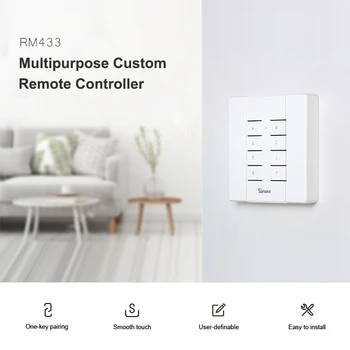 2gab SONOFF RM433 Tālvadības pults Smart Home Portatīvo Tālvadības Piemērots Vairumam SONOFF Ierīces