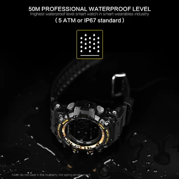 EX16 Smart Skatīties Fashion Sporta Aproce IP67 Waterproof Hronometrs Ilgi Gaidīšanas Maskēties Āra Bluetooth V4.0 Smartwatch